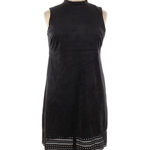Jessica Simpson Faux Suede Lazer Cut Dress New 14